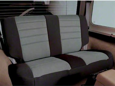Smittybilt Jeep Wrangler Neoprene Seat Cover Set Front/Rear Charcoal J103854 (9706 Jeep