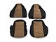 Smittybilt Neoprene Front and Rear Seat Covers; Black/Tan (87-95 Jeep Wrangler YJ)