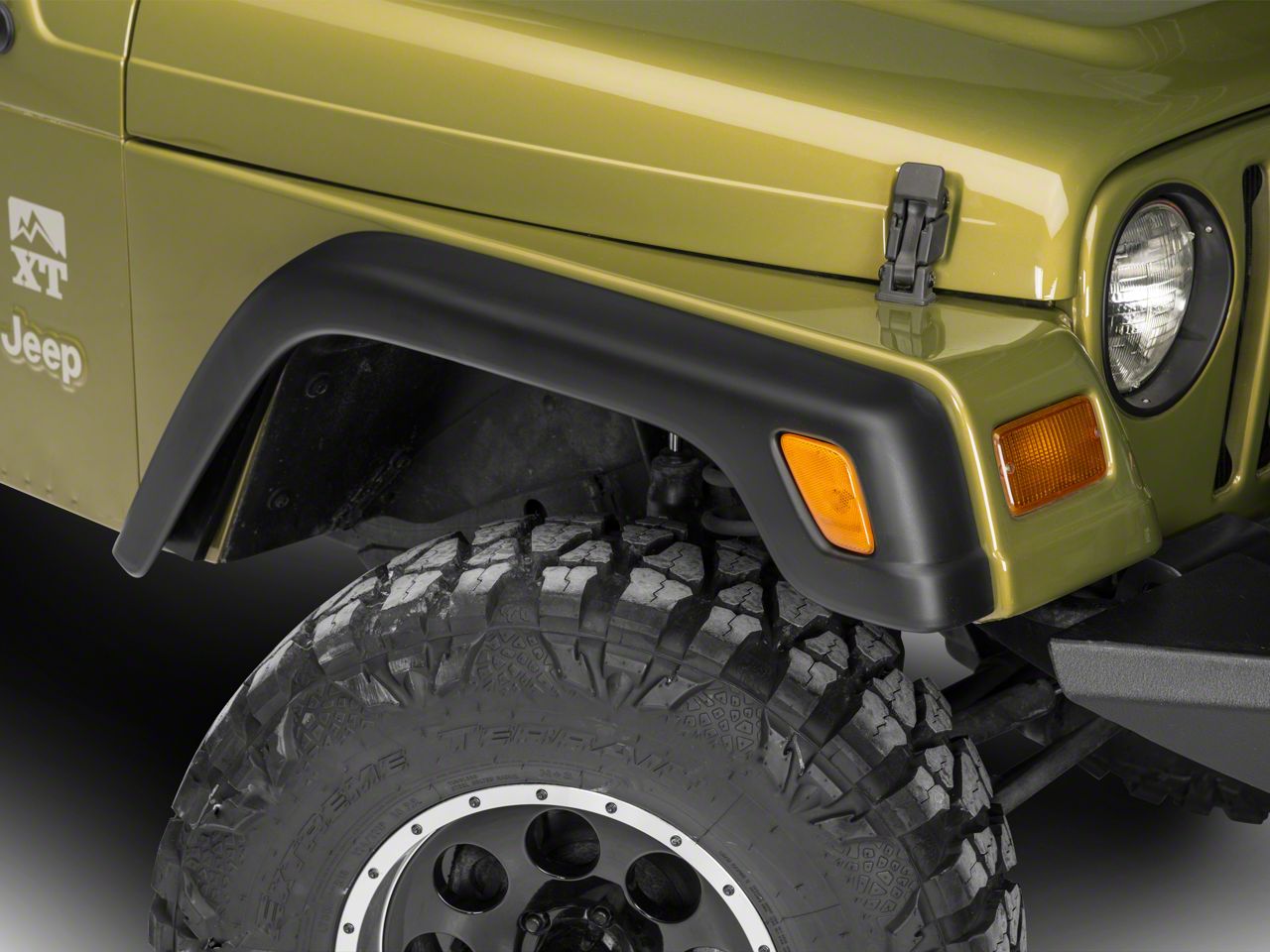 RedRock 4x4 Jeep Wrangler 4-Piece Replacement Style Fender Flares ...