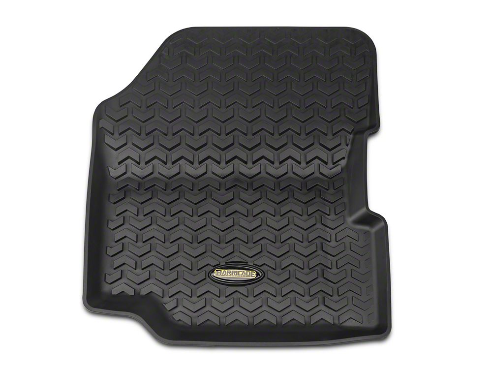 Barricade Front Floor Mats; Black (8795 Jeep Wrangler YJ) Barricade