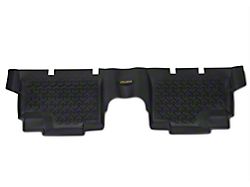 Barricade Rear Floor Mat; Black (07-18 Jeep Wrangler JK 4 Door)