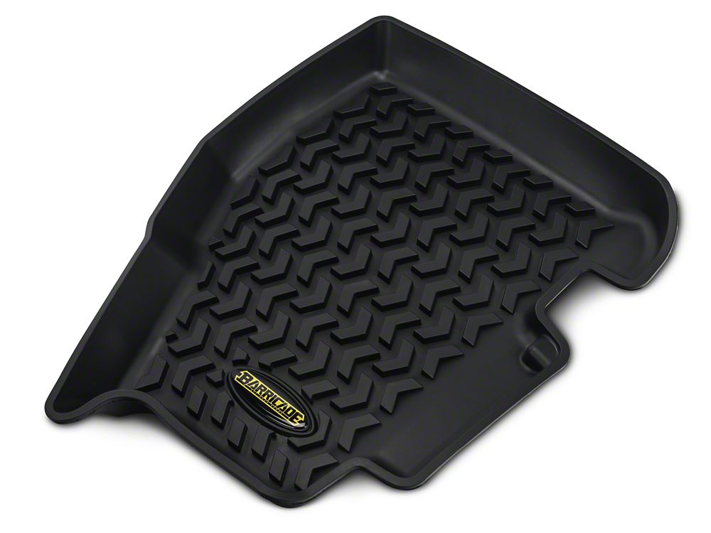 Barricade Front and Rear Floor Mats; Black (9706 Jeep Wrangler TJ