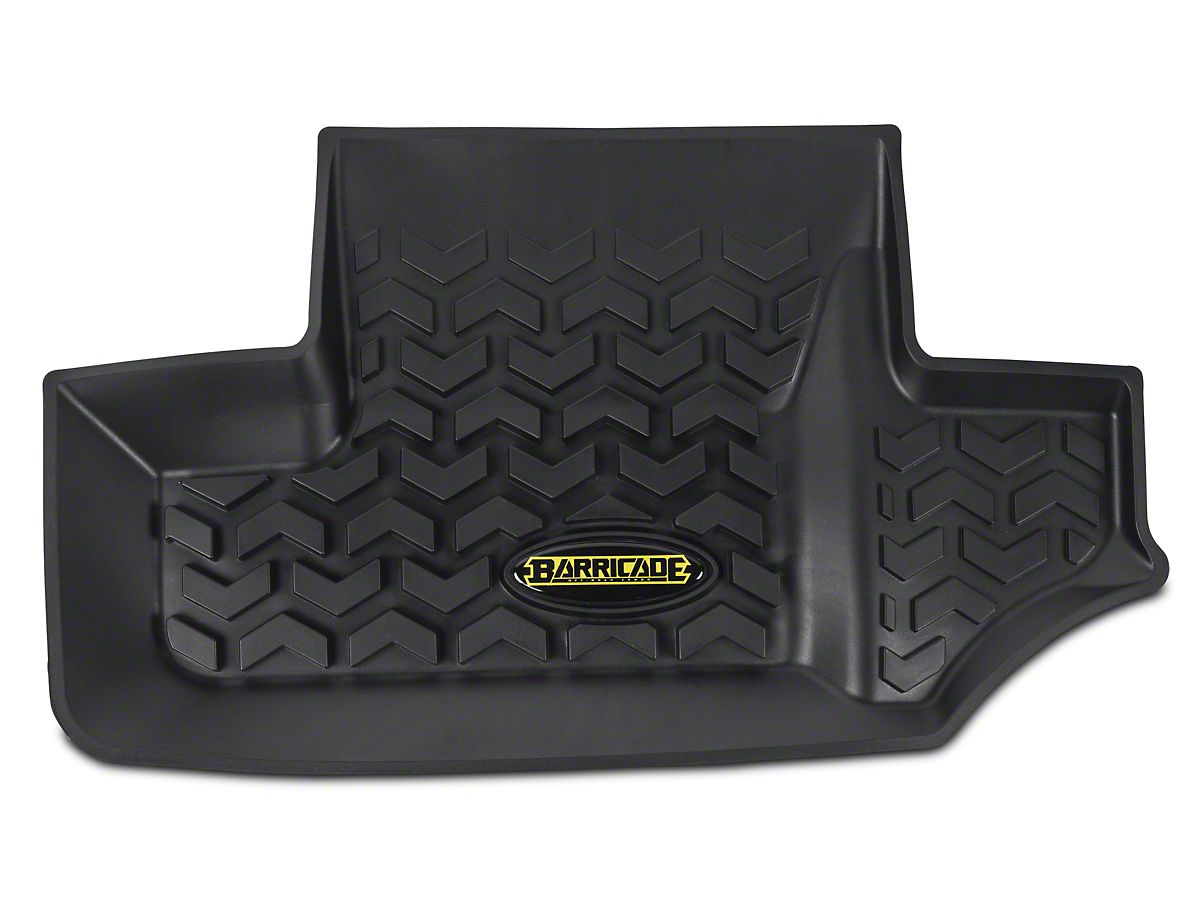 Barricade Front Rear Floor Mats Black 07 18 Jeep Wrangler Jk 2 Door