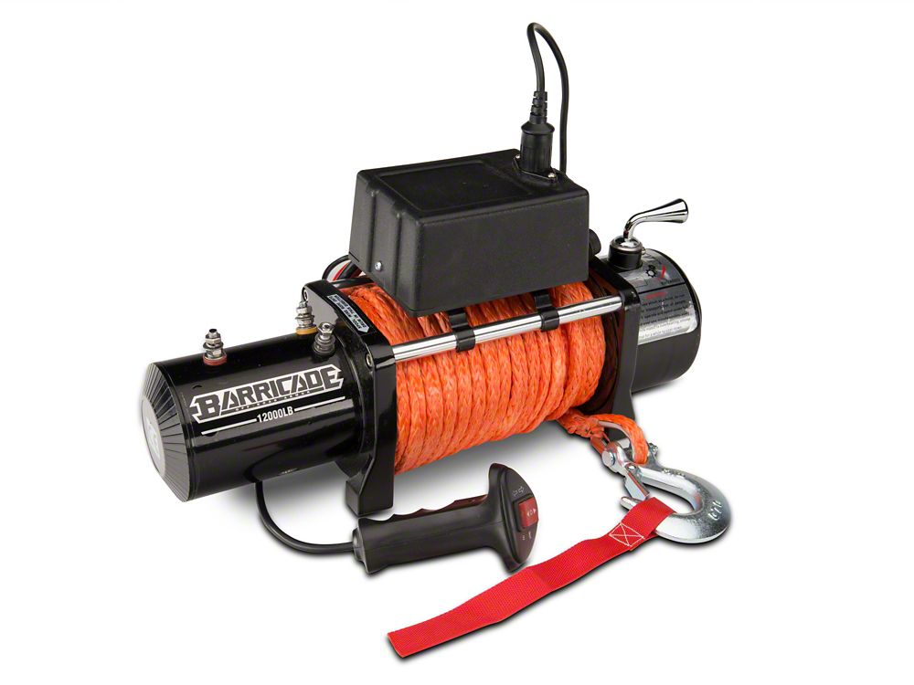 Barricade 9,500 lb. Winch with Synthetic Rope; Kit Part Barricade