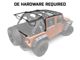 Rugged Ridge Bowless Soft Top; Black Diamond (07-18 Jeep Wrangler JK 4-Door)