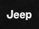 Lloyd Front Floor Mats with Jeep Logo; Black (07-13 Jeep Wrangler JK)