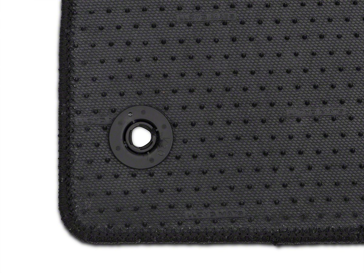 Lloyd Jeep Wrangler Front Rear Floor Mats W Jeep Logo Black