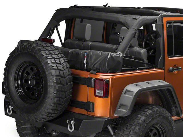 JTopsUSA Soft Top Boot; Black (07-18 Jeep Wrangler JK 4-Door)