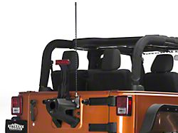 Mopar CB Antenna Mount Kit with Jeep Logo Antenna (07-18 Jeep Wrangler JK)