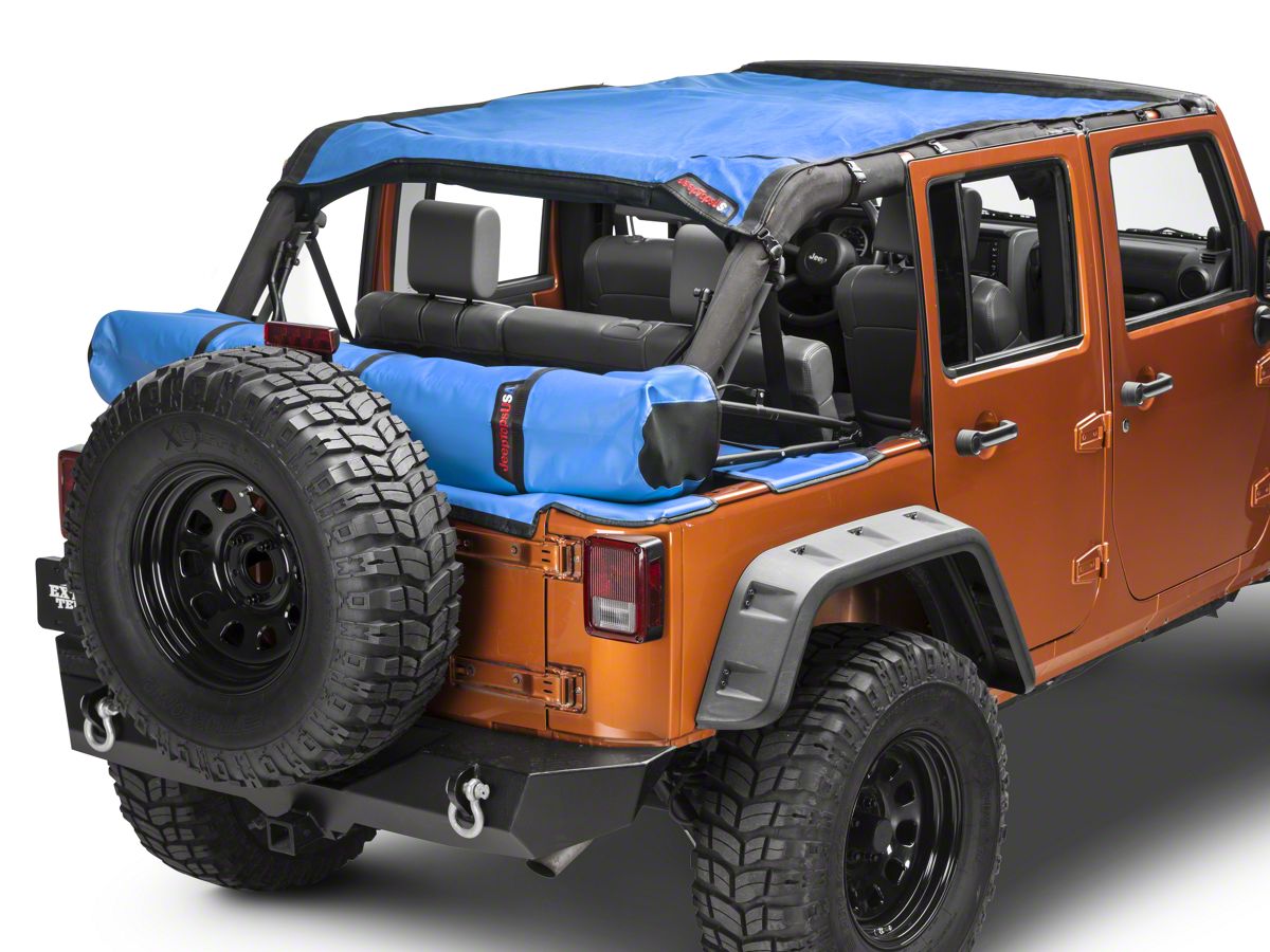 Safari Shade Top Set W Tonneau Boot Blue 07 18 Jeep Wrangler Jk 4 Door