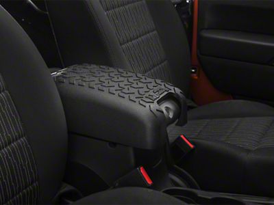 Rugged Ridge Jeep Wrangler Center Console Cover - Black  (11-18 Jeep  Wrangler JK)