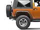 Iron Cross Automotive Stubby Rear Bumper; Matte Black (07-18 Jeep Wrangler JK)