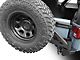 Iron Cross Automotive Stubby Rear Bumper with Tire Carrier; Matte Black (07-18 Jeep Wrangler JK)