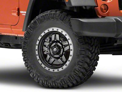 Fuel Wheels Anza Matte Black Wheel; 17x8.5 (07-18 Jeep Wrangler JK)