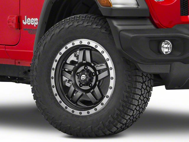 Fuel Wheels Anza Matte Black Wheel; 18x9 (18-24 Jeep Wrangler JL)