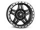 Fuel Wheels Anza Matte Black Wheel; 18x9 (07-18 Jeep Wrangler JK)