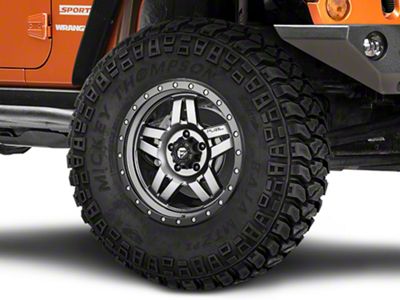 Fuel Wheels Anza Matte GunMetal Wheel; 18x9 (07-18 Jeep Wrangler JK)