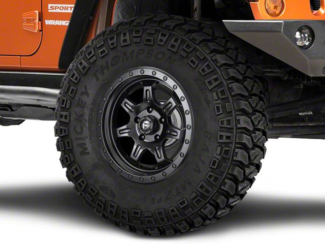 Fuel Wheels JM2 Matte Black Wheel; 17x8.5 (07-18 Jeep Wrangler JK)