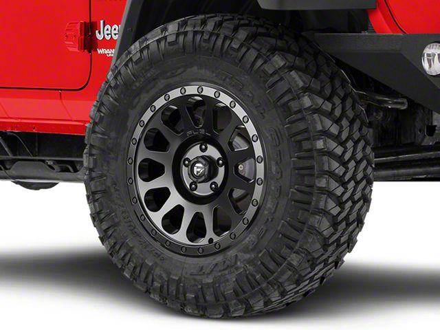 Fuel Wheels Vector Matte Black Wheel; 18x9 (18-24 Jeep Wrangler JL)