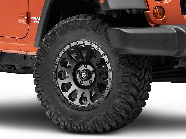 Fuel Wheels Vector Matte Black Wheel; 18x9 (07-18 Jeep Wrangler JK)