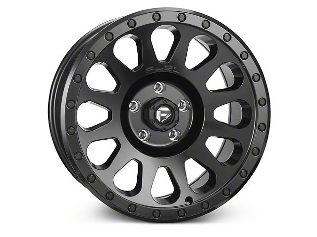Fuel Wheels Vector Matte Black Wheel; 18x9 (99-04 Jeep Grand Cherokee WJ)