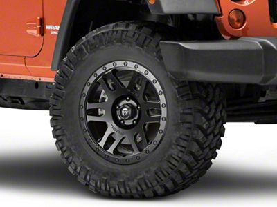 Fuel Wheels Recoil Matte Black Wheel; 18x9 (07-18 Jeep Wrangler JK)