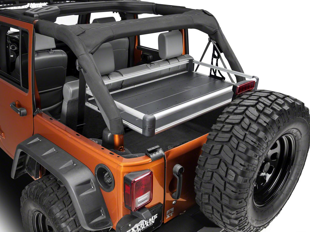 Jeep rear best sale cargo rack