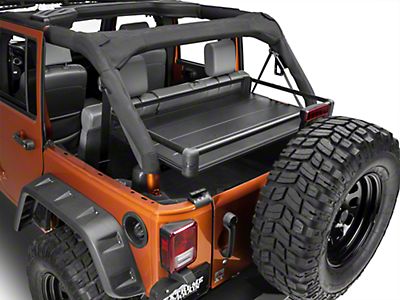 Teraflex Jeep Wrangler Rear Utility Cargo Rack Silver 4820000