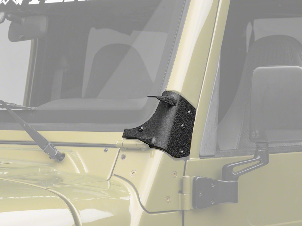 2011 Jeep WRANGLER-RHD Post mount spotlight -Chrome Passenger side WITH install kit 100W Halogen 6 inch
