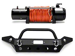 Barricade Trail Force HD Full Width Front Bumper with 9,500 lb. Winch (07-18 Jeep Wrangler JK)