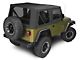 Factory Replacement Soft Top with Clear Windows; Black Diamond (97-06 Jeep Wrangler TJ w/ Half Doors, Excluding Unlimited)