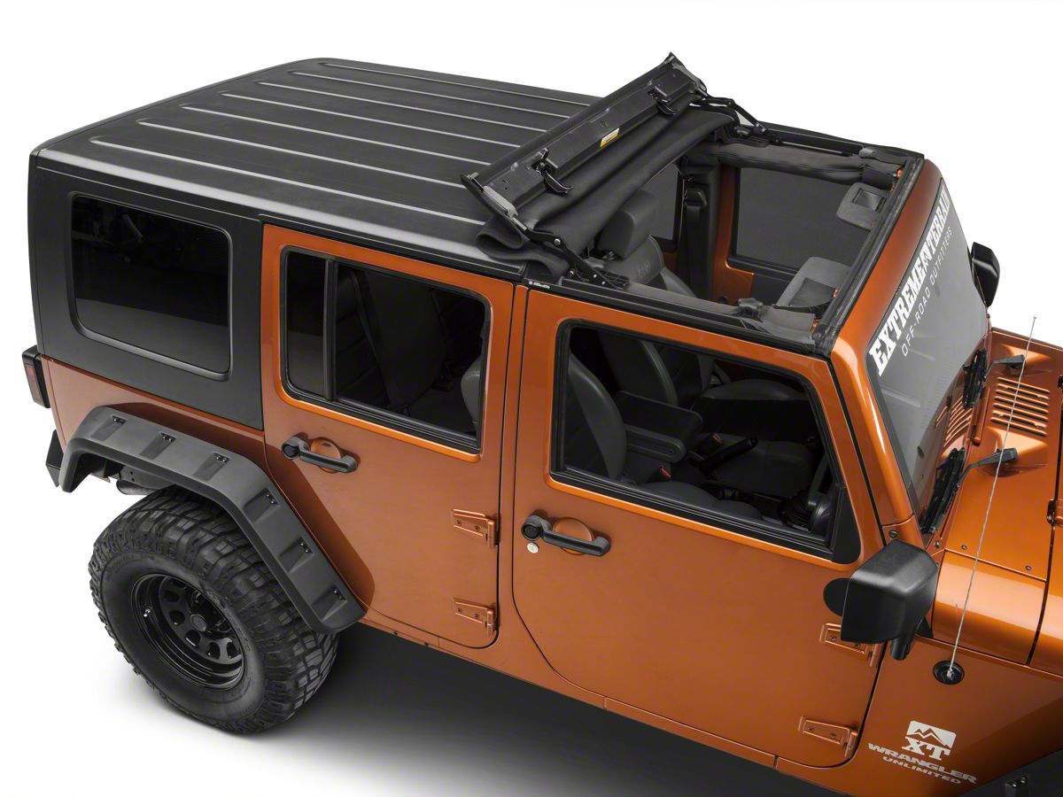 Wrangler Hard Top >> Bestop Sunrider For Hardtop Black Twill 07 18 Jeep Wrangler Jk Wrangler Hard Top >> Bestop Sunrider For Hardtop Black Twill 07 18 Jeep Wrangler Jk