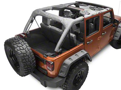 Dirty Dog 4x4 Replacement Roll Bar Cover; Gray (07-18 Jeep Wrangler JK 4-Door)