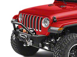 RedRock Jeep Wrangler Stubby Front Bumper J104448 (07-18 Jeep Wrangler ...