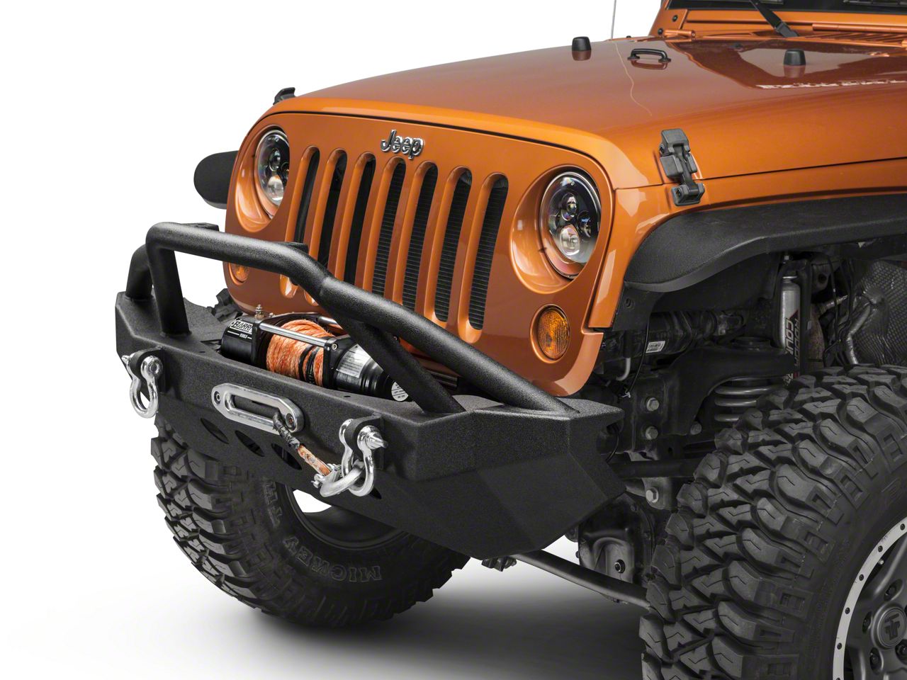 RedRock Jeep Wrangler Approach Front Bumper J104449 (07-18 Jeep ...