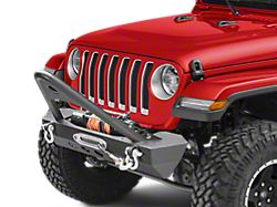 RedRock 4x4 Mid-Width Winch Front Bumper with Stinger (18-21 Jeep Wrangler JL)