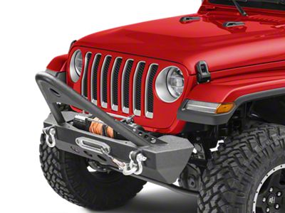 RedRock Mid-Width Winch Front Bumper with Stinger (18-23 Jeep Wrangler JL)