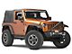 RedRock Stubby Winch Front Bumper with LED Lights and Stinger Bar (07-18 Jeep Wrangler JK)