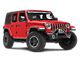 RedRock Stubby HD Pre-Runner Winch Front Bumper with Light Bar Tabs (18-24 Jeep Wrangler JL)
