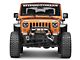RedRock Stubby HD Pre-Runner Winch Front Bumper with Light Bar Tabs (07-18 Jeep Wrangler JK)