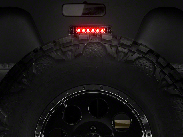 LED Third Brake Light; Crystal Clear (97-06 Jeep Wrangler TJ)