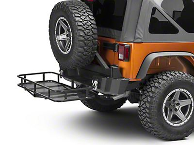 Surco Jeep Wrangler Hauler Hitch Basket; 20-Inch x 48-Inch 1202 (Universal;  Some Adaptation May Be Required) - Free Shipping