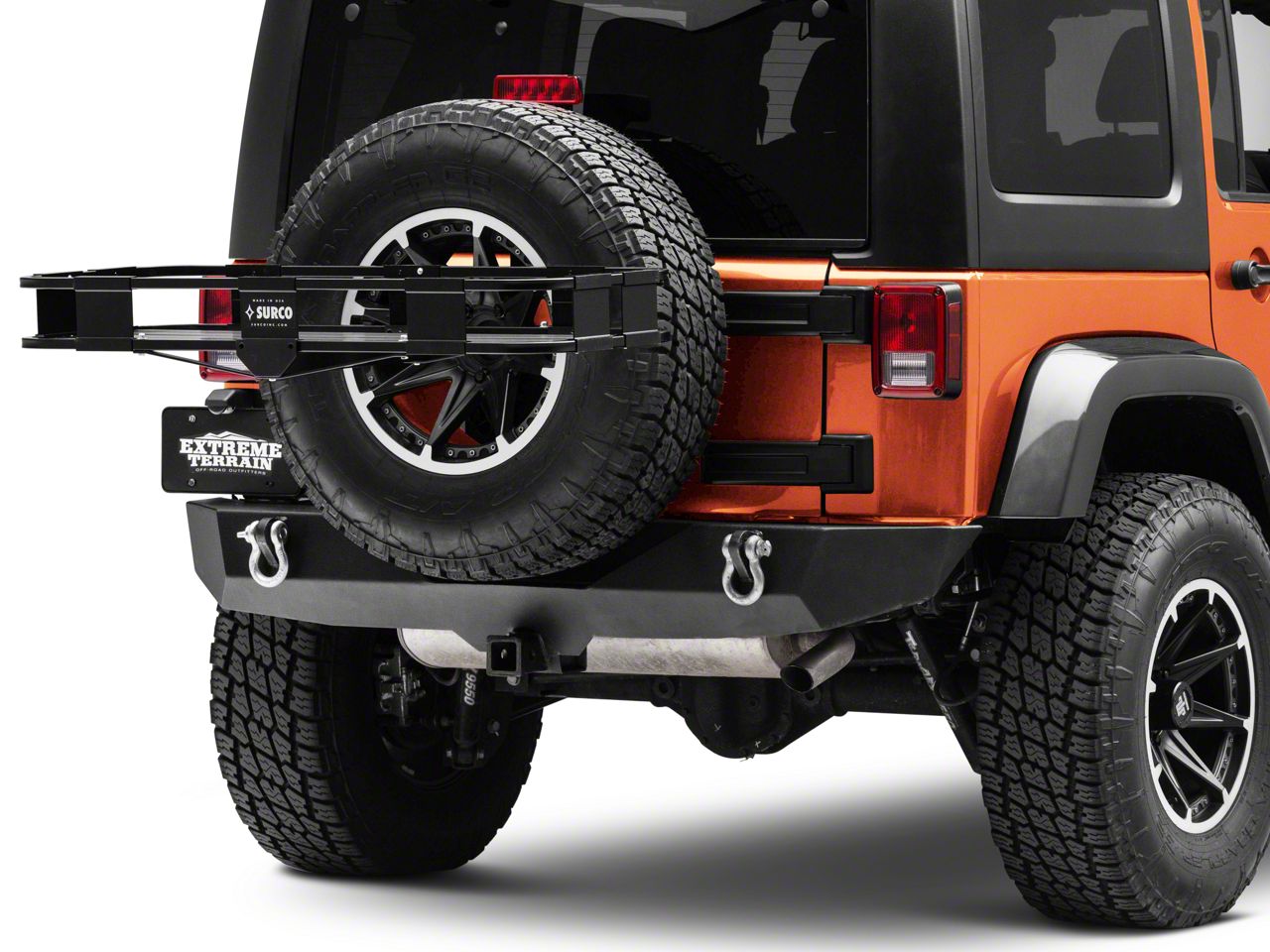 Surco Jeep Wrangler Spare Tire Rack SJ4319 (87-18 Jeep Wrangler YJ, TJ ...