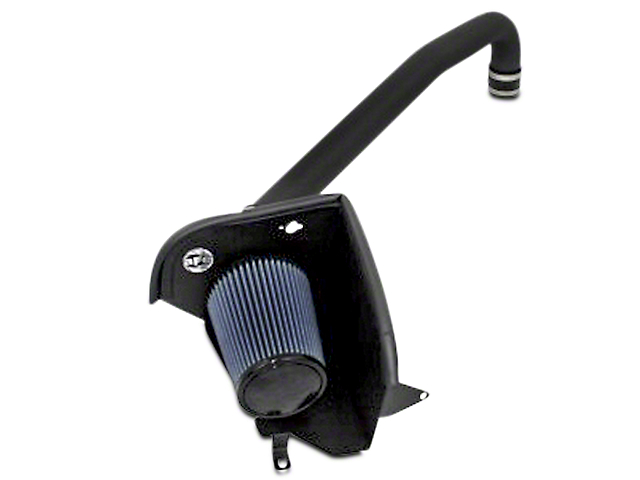 AFE Magnum FORCE Stage 2 Cold Air Intake with Pro DRY S Filter; Black (97-02 2.5L Jeep Wrangler TJ)