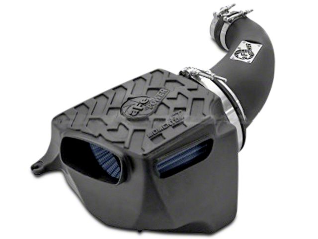 AFE Momentum GT Cold Air Intake with Pro DRY S Filter; Black (07-11 3.8L Jeep Wrangler JK)