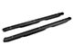 Pro Traxx 4-Inch Oval Side Step Bars; Black (07-18 Jeep Wrangler JK 4-Door)