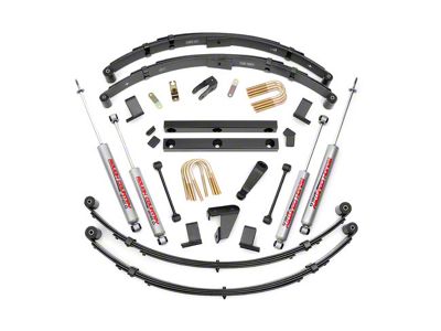 Rough Country 4-Inch Suspension Lift Kit with Shocks (87-95 Jeep Wrangler YJ)