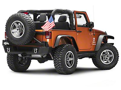 Jeep Wrangler USA Flag (66-23 Jeep CJ5, CJ7, Wrangler YJ, TJ, JK & JL) -  Free Shipping