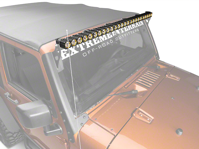 KC HiLiTES 50 Inch Flex Array LED Light Bar; Spot/Spread Combo