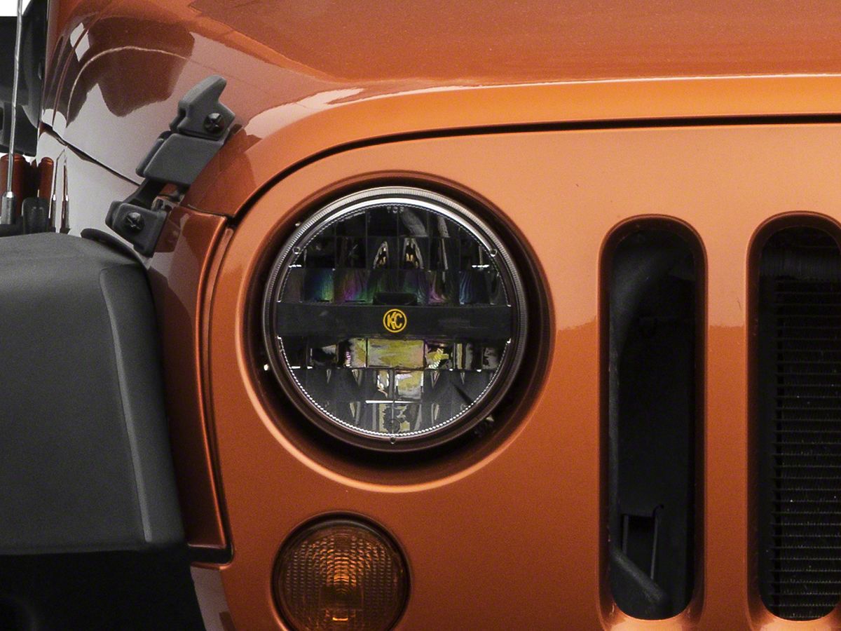 Kc Hilites Jeep Wrangler Gravity Led 7 In Headlights 42351 07 18
